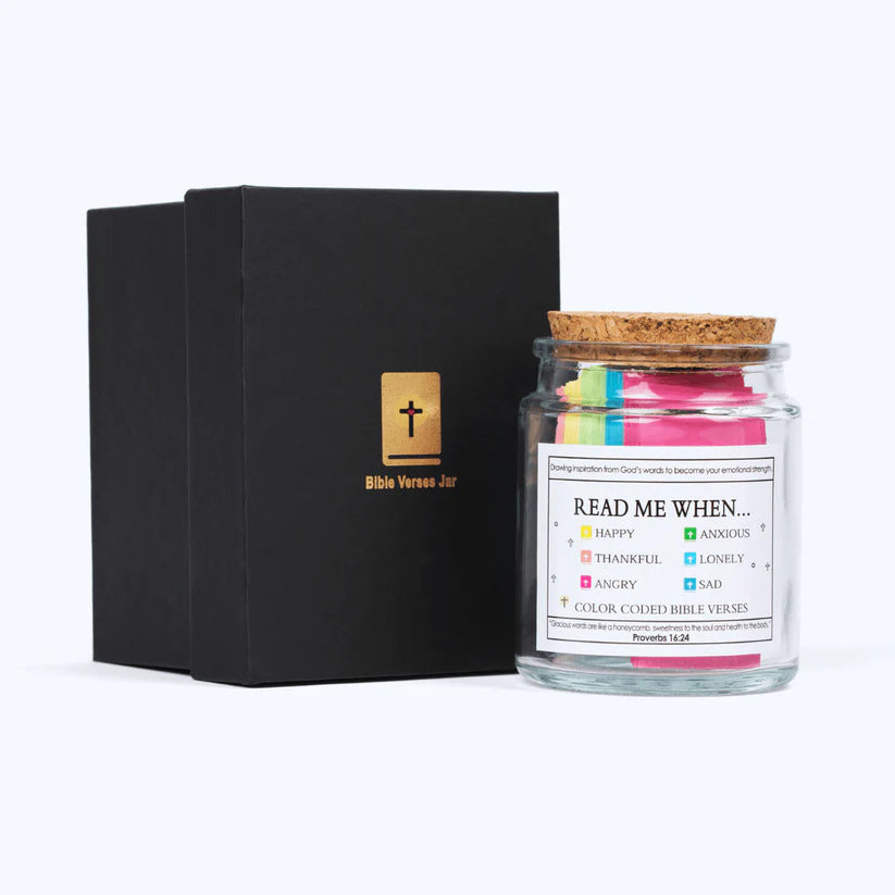 Handmade 90-Day Bible Verses Jar
